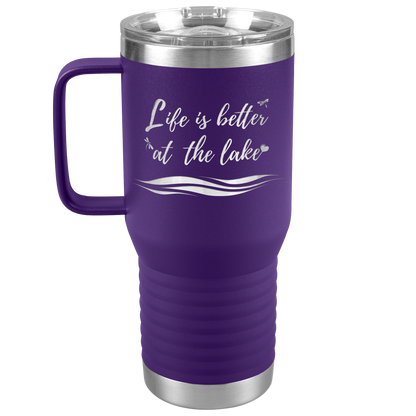 Life is better at the lake - Large Tumbler