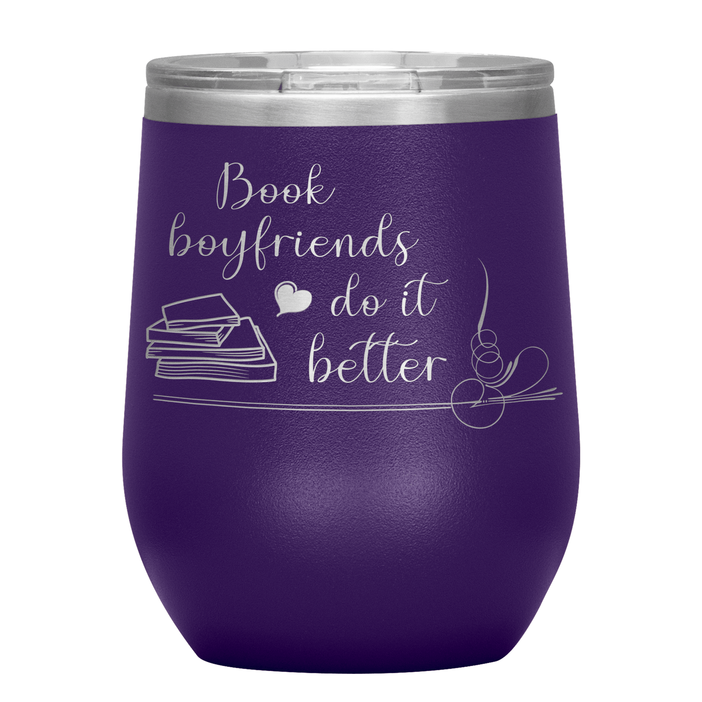 Book Boyfriends - Wine Tumbler