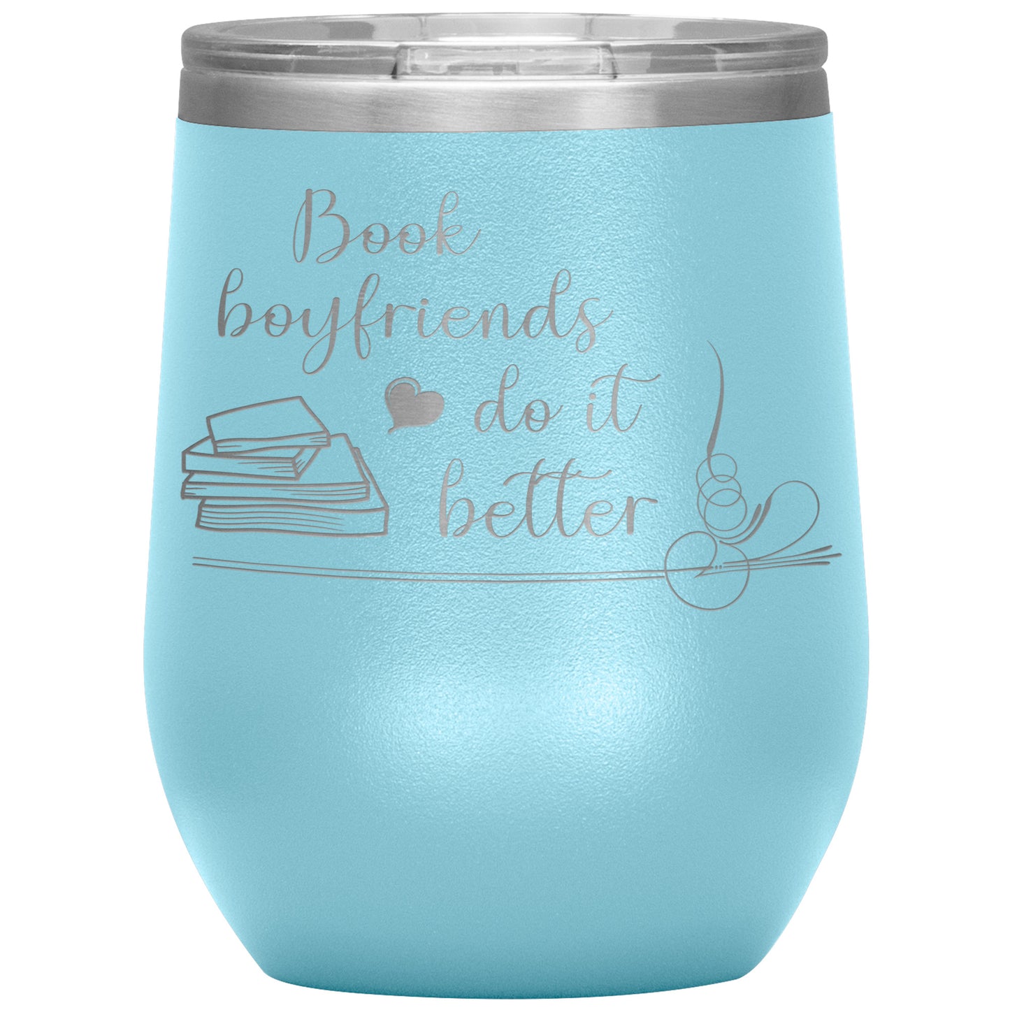 Book Boyfriends - Wine Tumbler