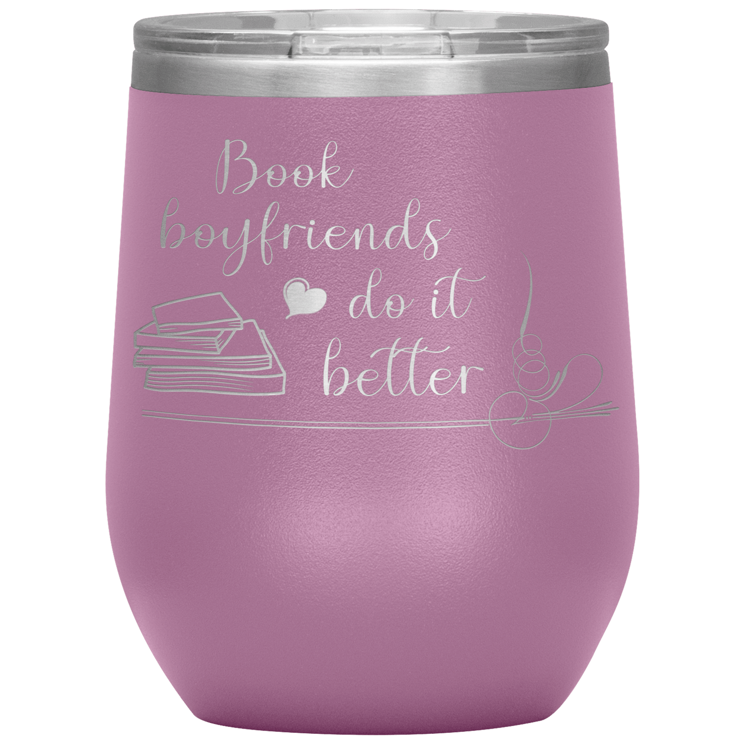 Book Boyfriends - Wine Tumbler