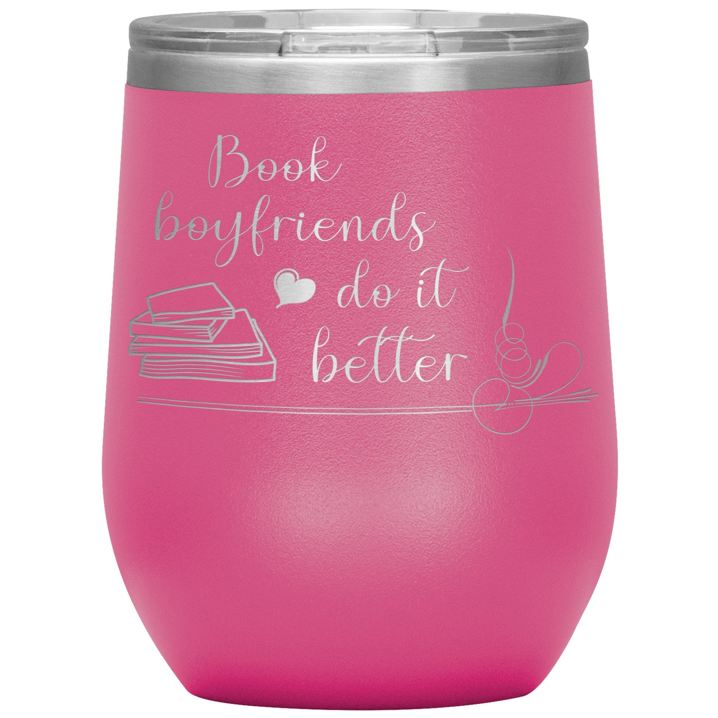 Book Boyfriends - Wine Tumbler