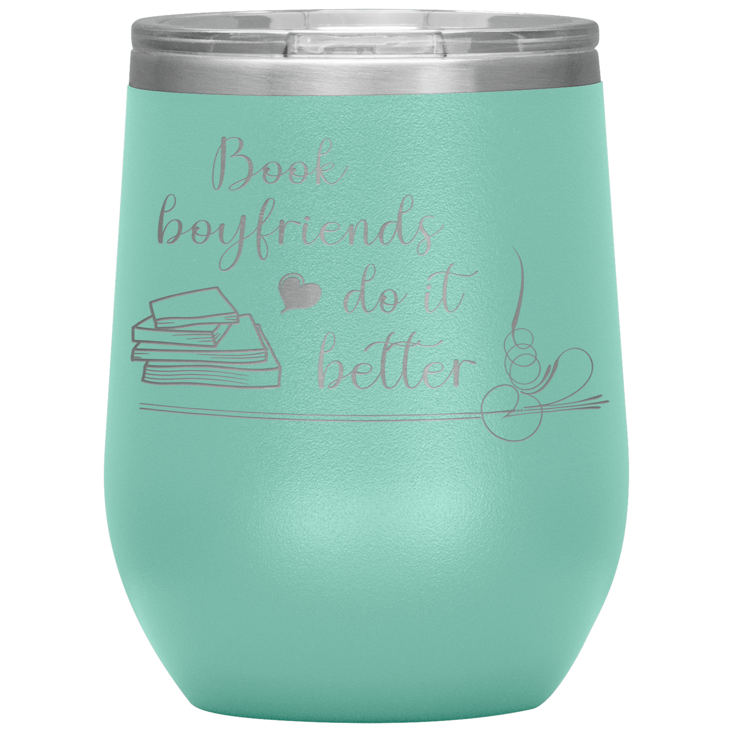 Book Boyfriends - Wine Tumbler