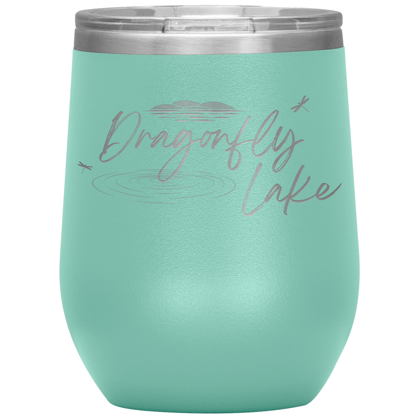 Dragonfly Lake Wine Tumbler (12 oz)