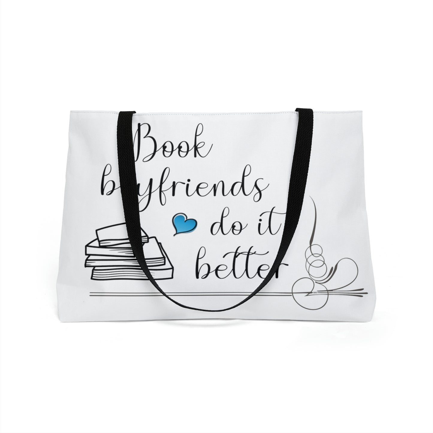 Book Boyfriends weekender tote bag