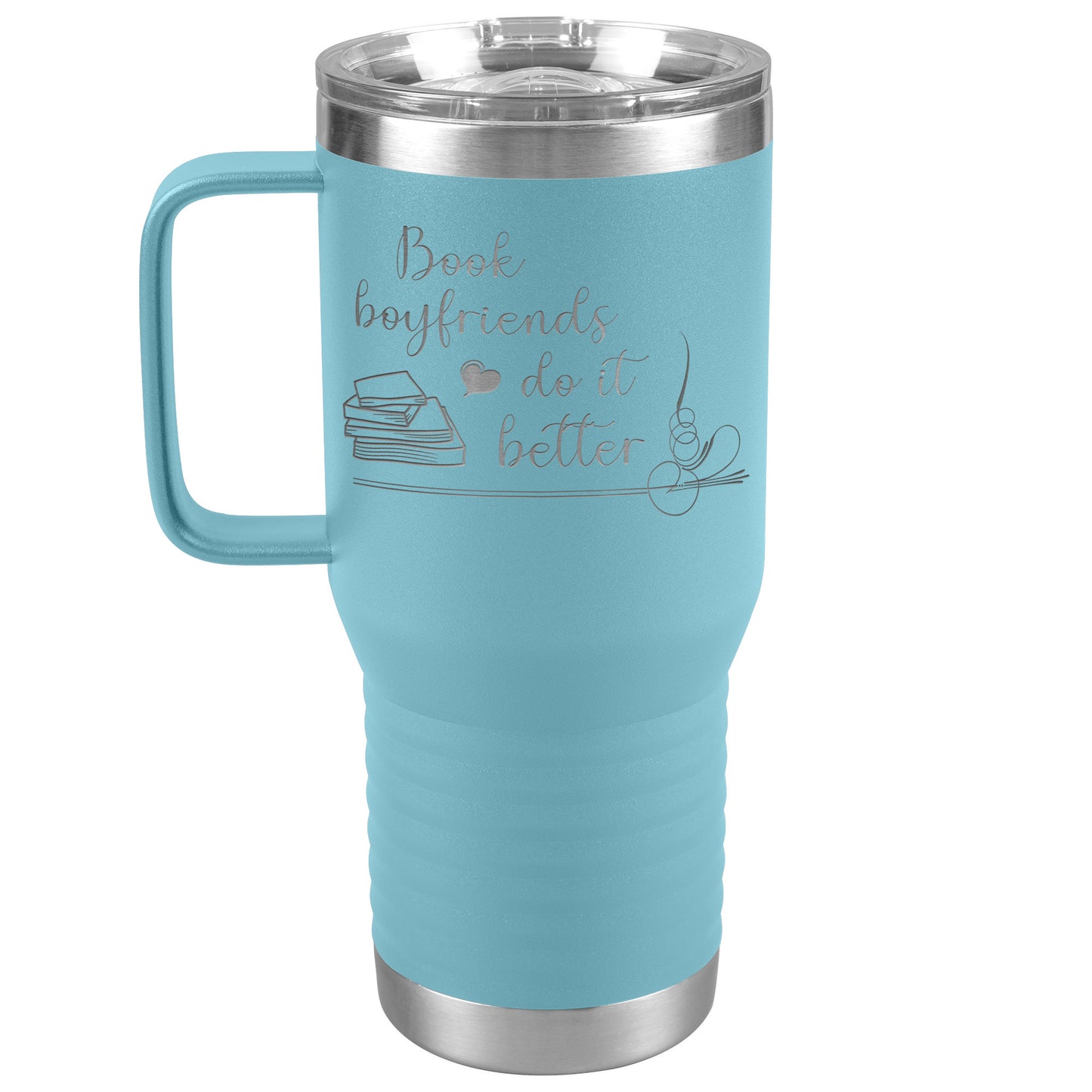 Book Boyfriends - Travel Tumbler w/handle