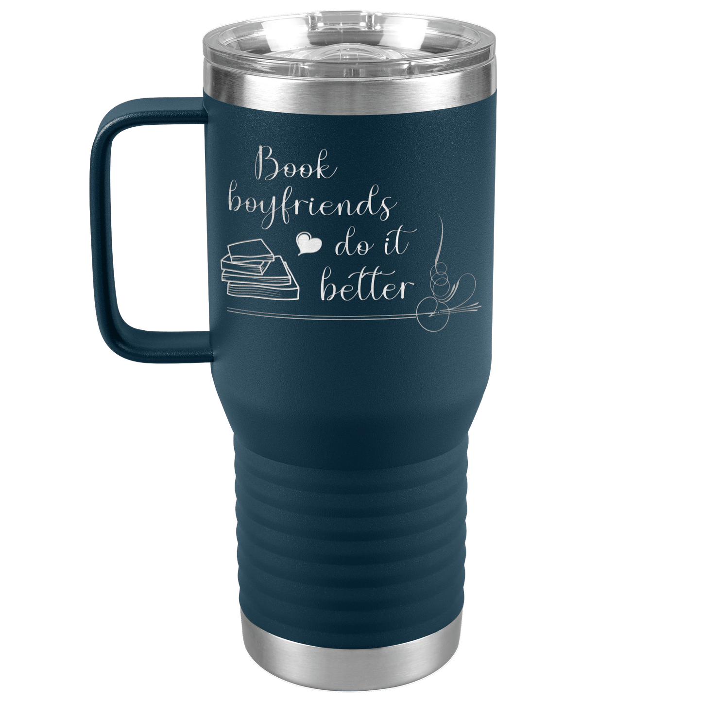 Book Boyfriends - Travel Tumbler w/handle