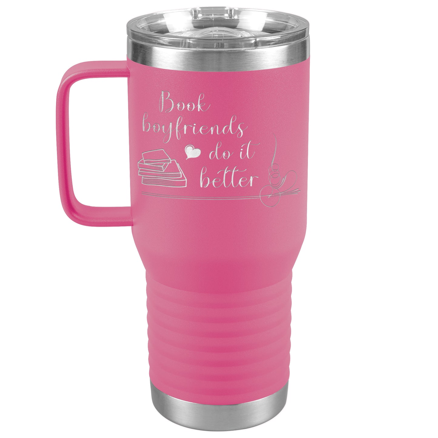 Book Boyfriends - Travel Tumbler w/handle