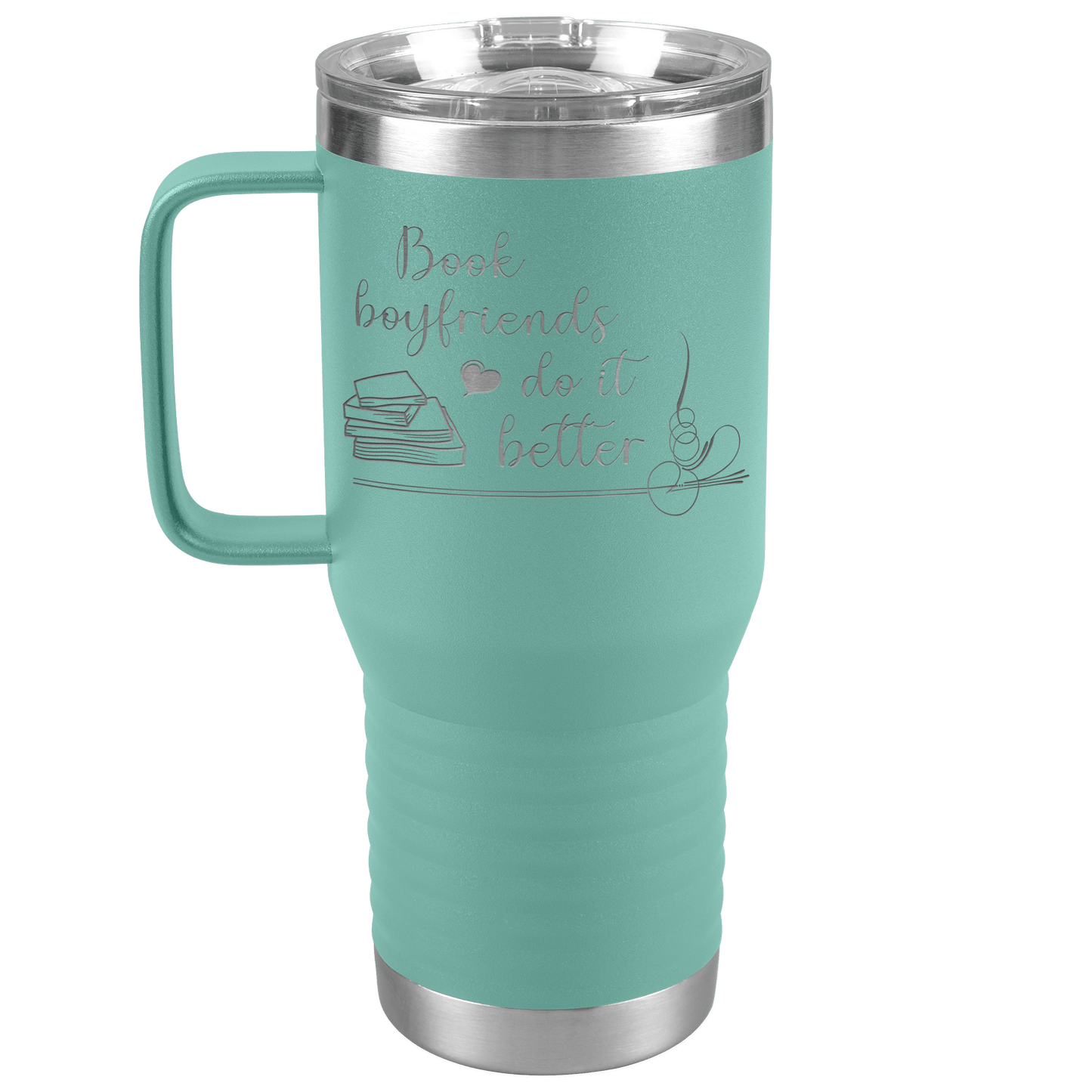 Book Boyfriends - Travel Tumbler w/handle