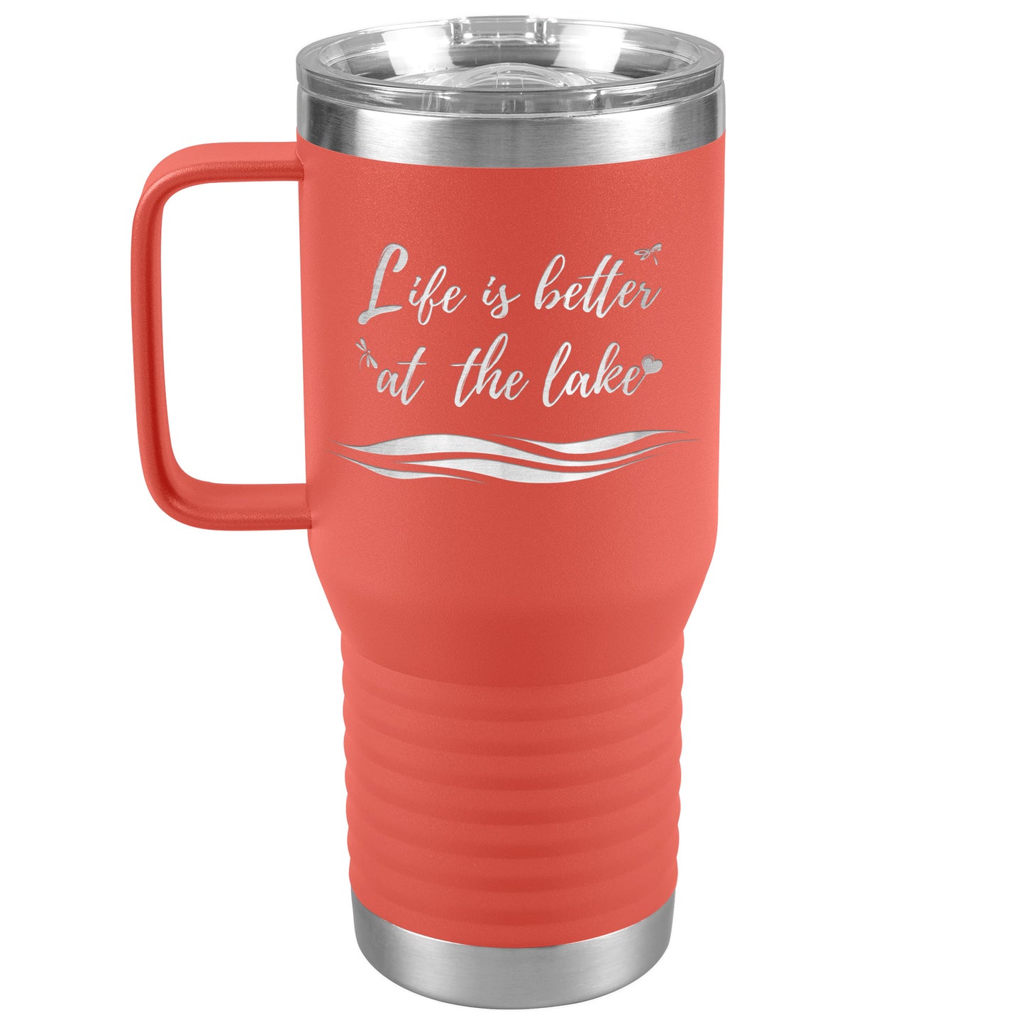 Life is better at the lake - Large Tumbler