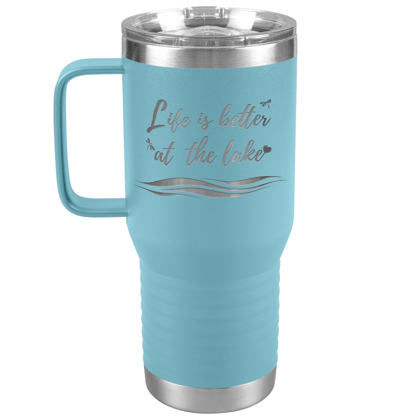 Life is better at the lake - Large Tumbler