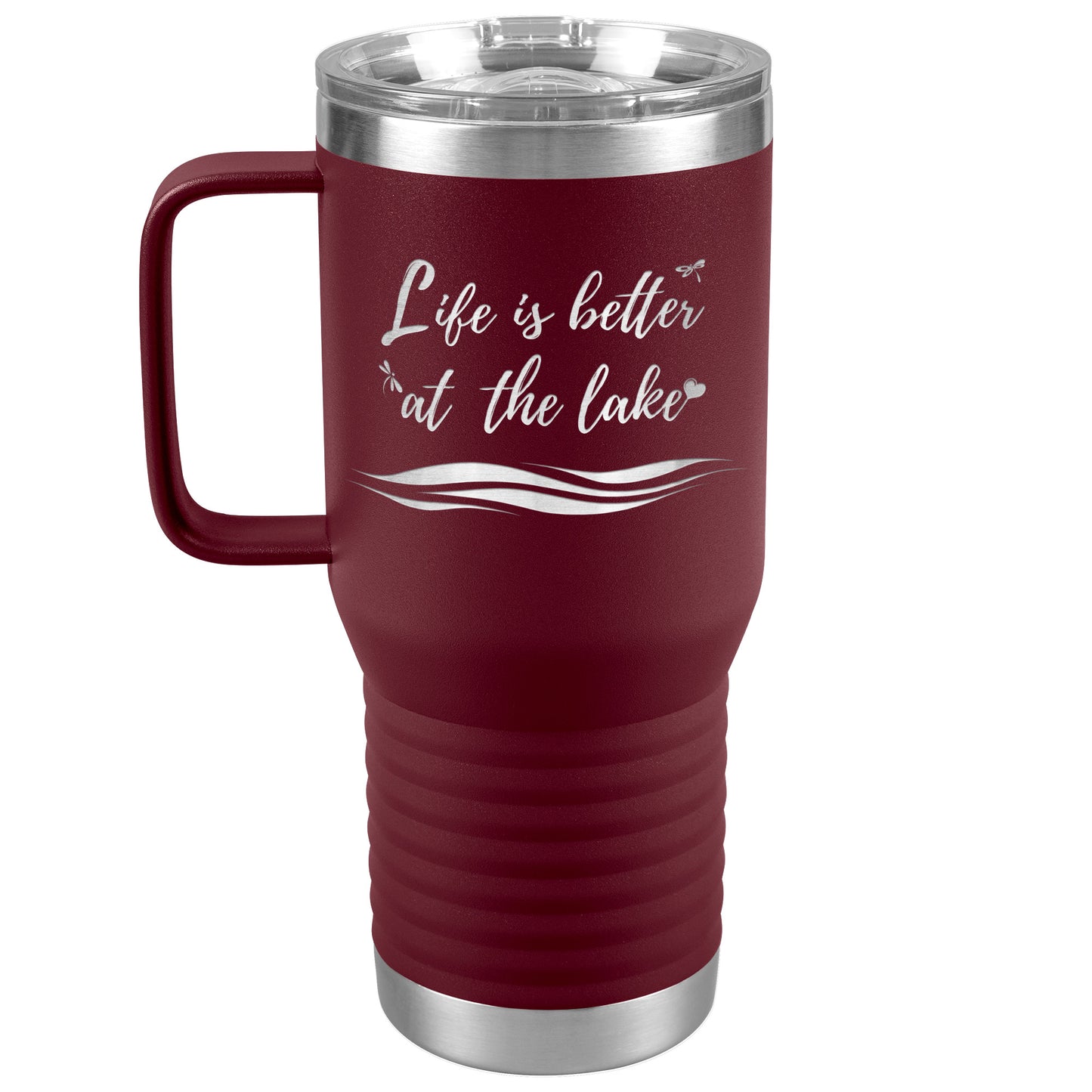 Life is better at the lake - Large Tumbler