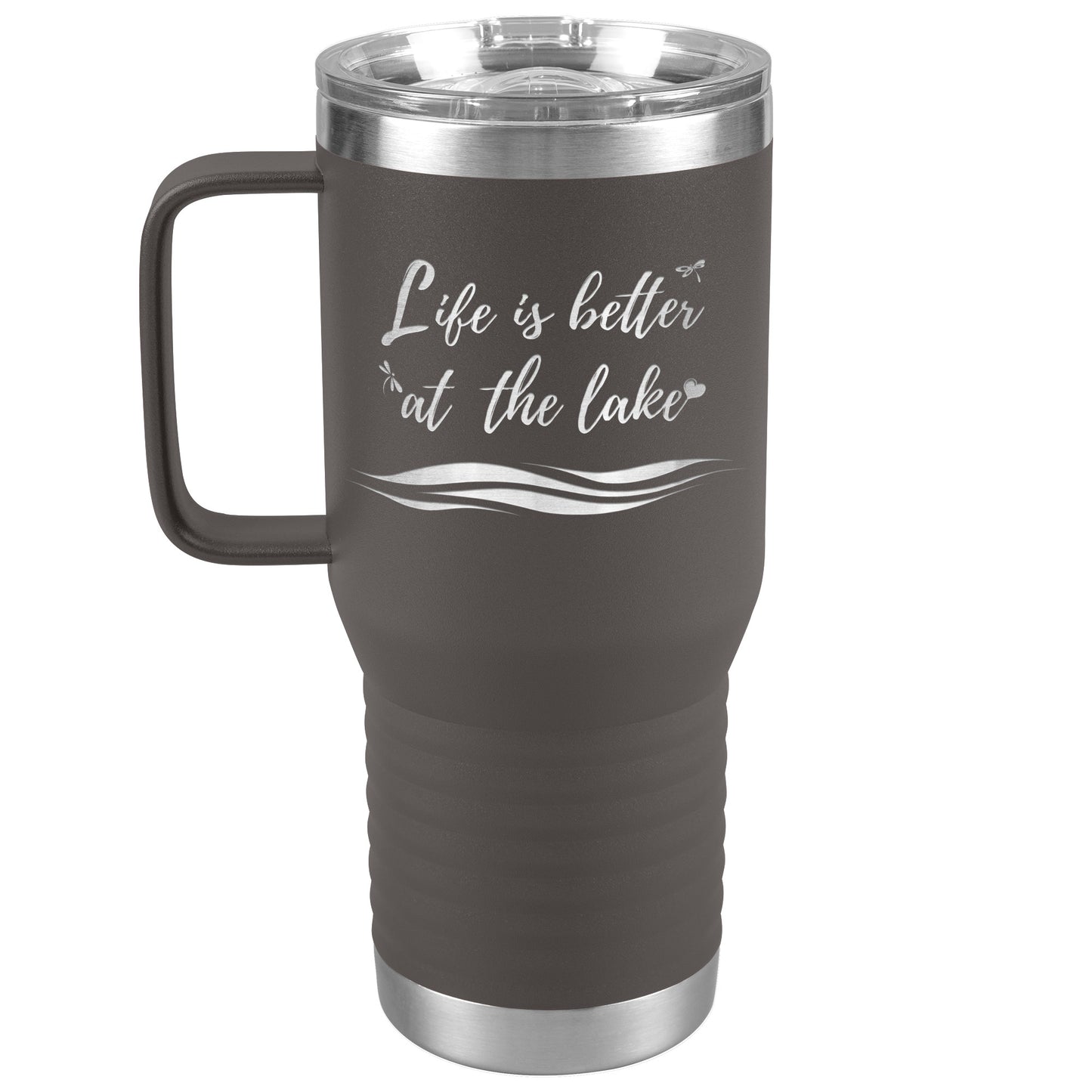 Life is better at the lake - Large Tumbler