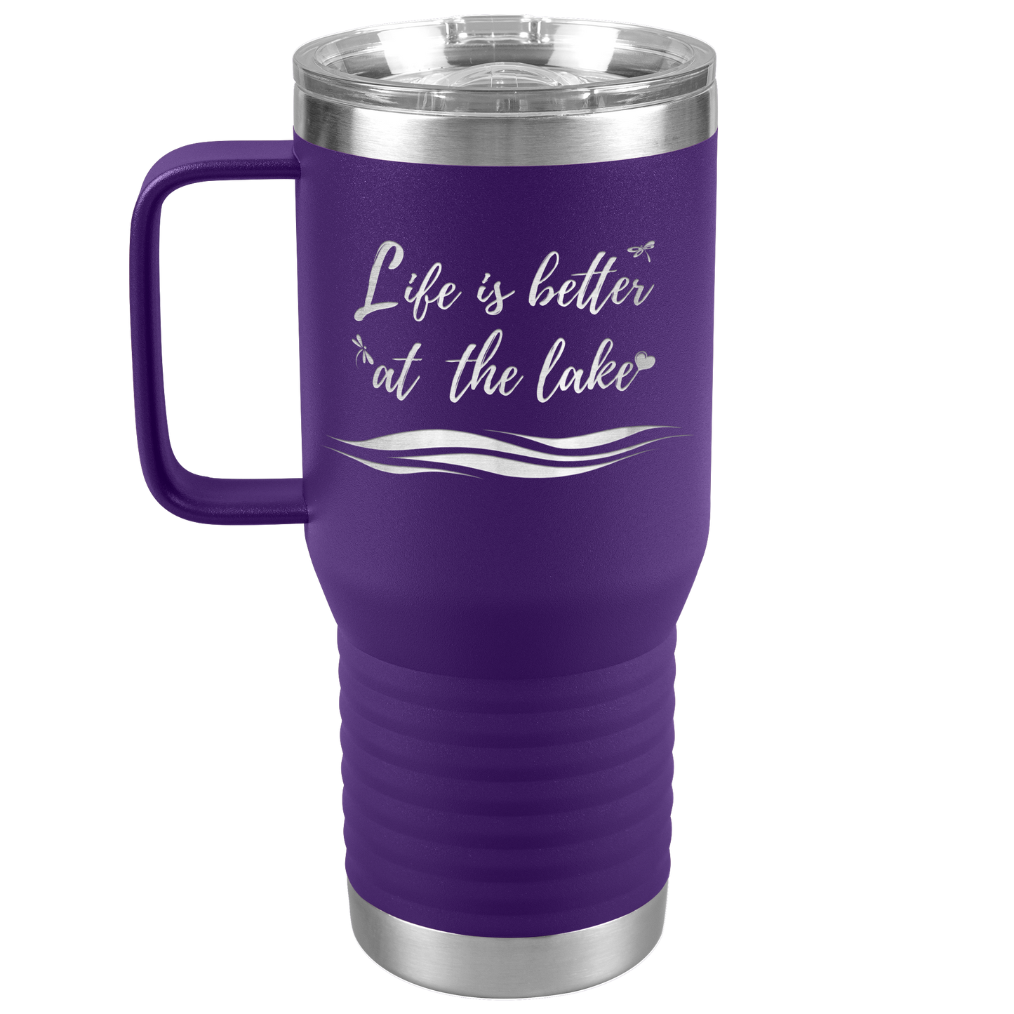 Life is better at the lake - Large Tumbler