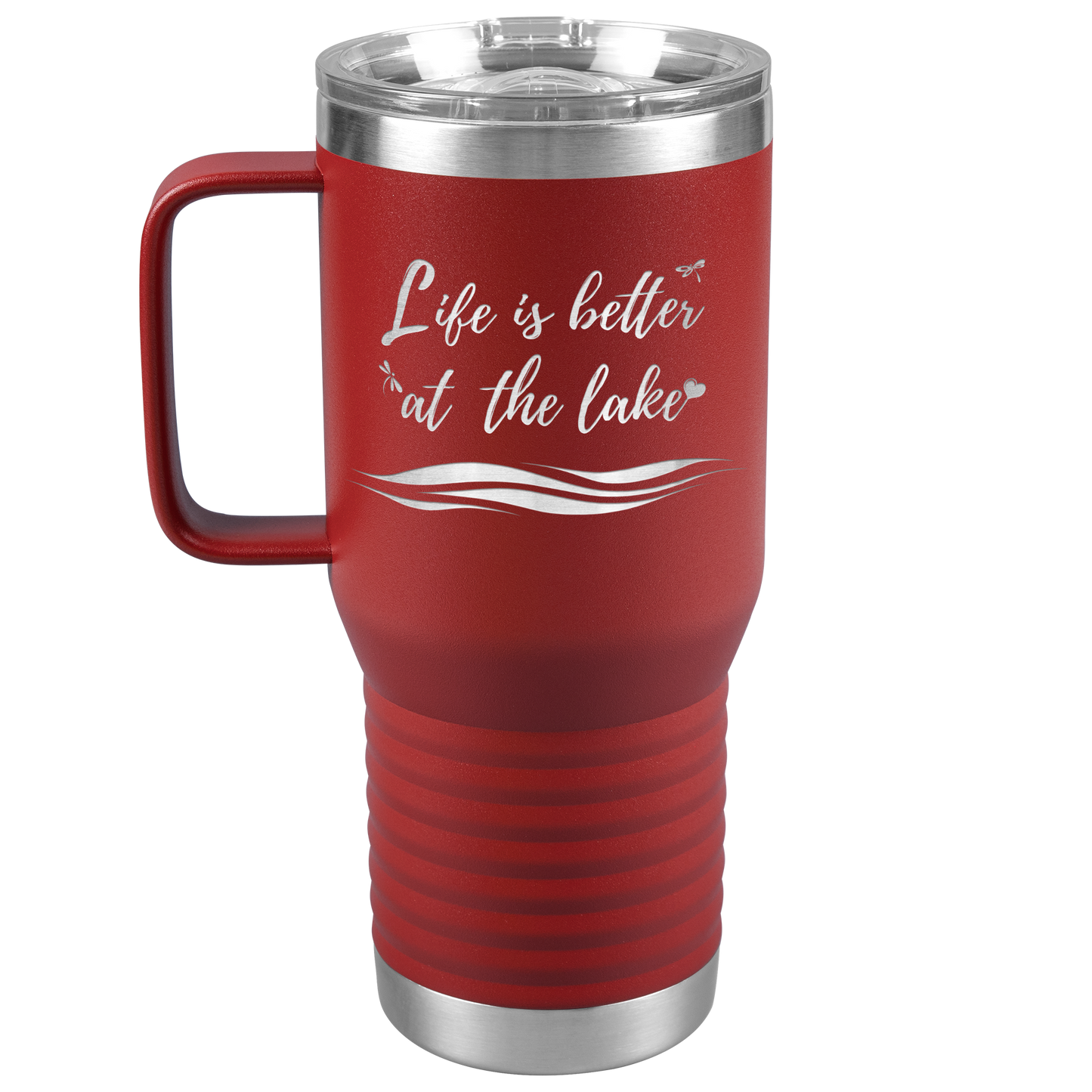 Life is better at the lake - Large Tumbler