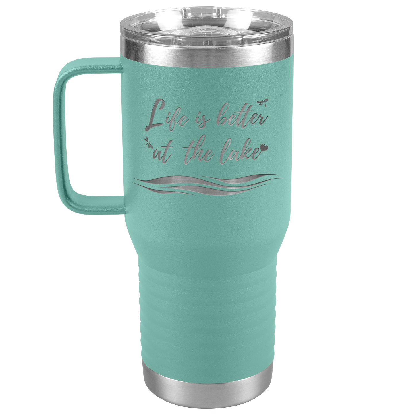 Life is better at the lake - Large Tumbler