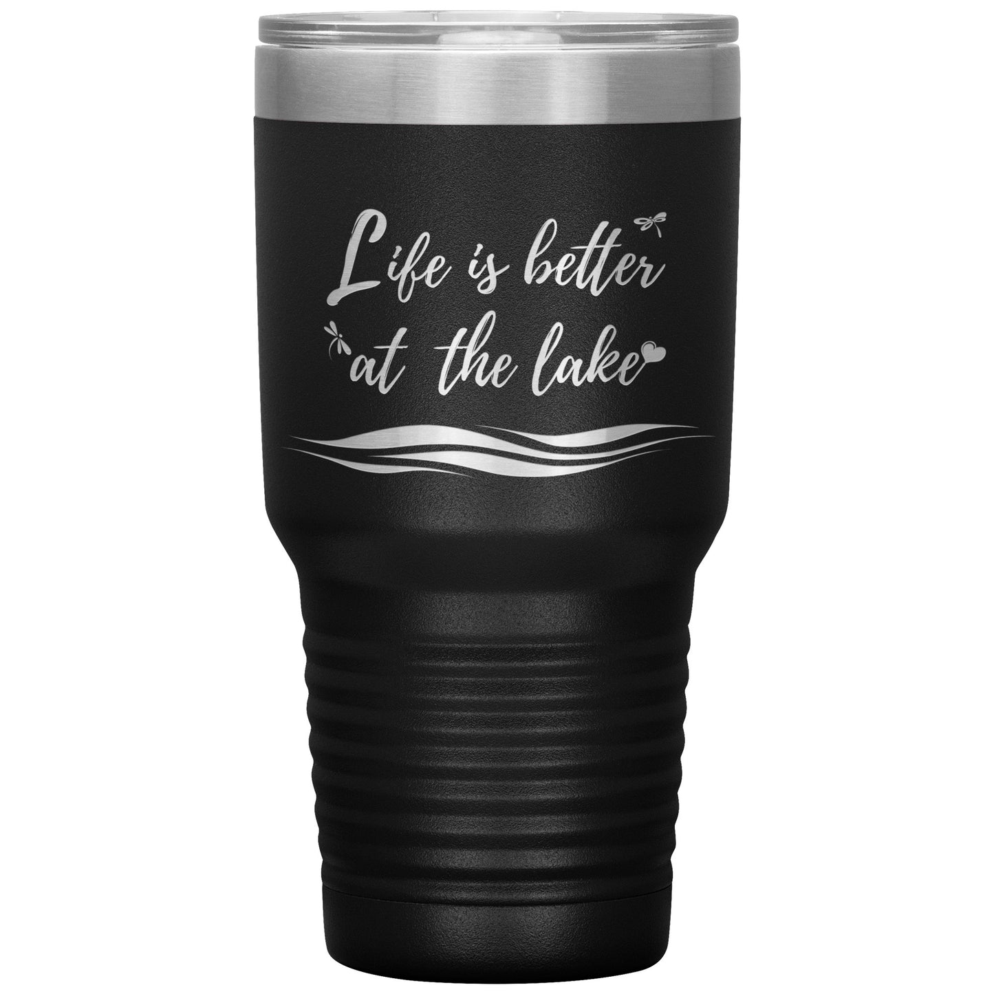 Life is better at the lake - Large Tumbler