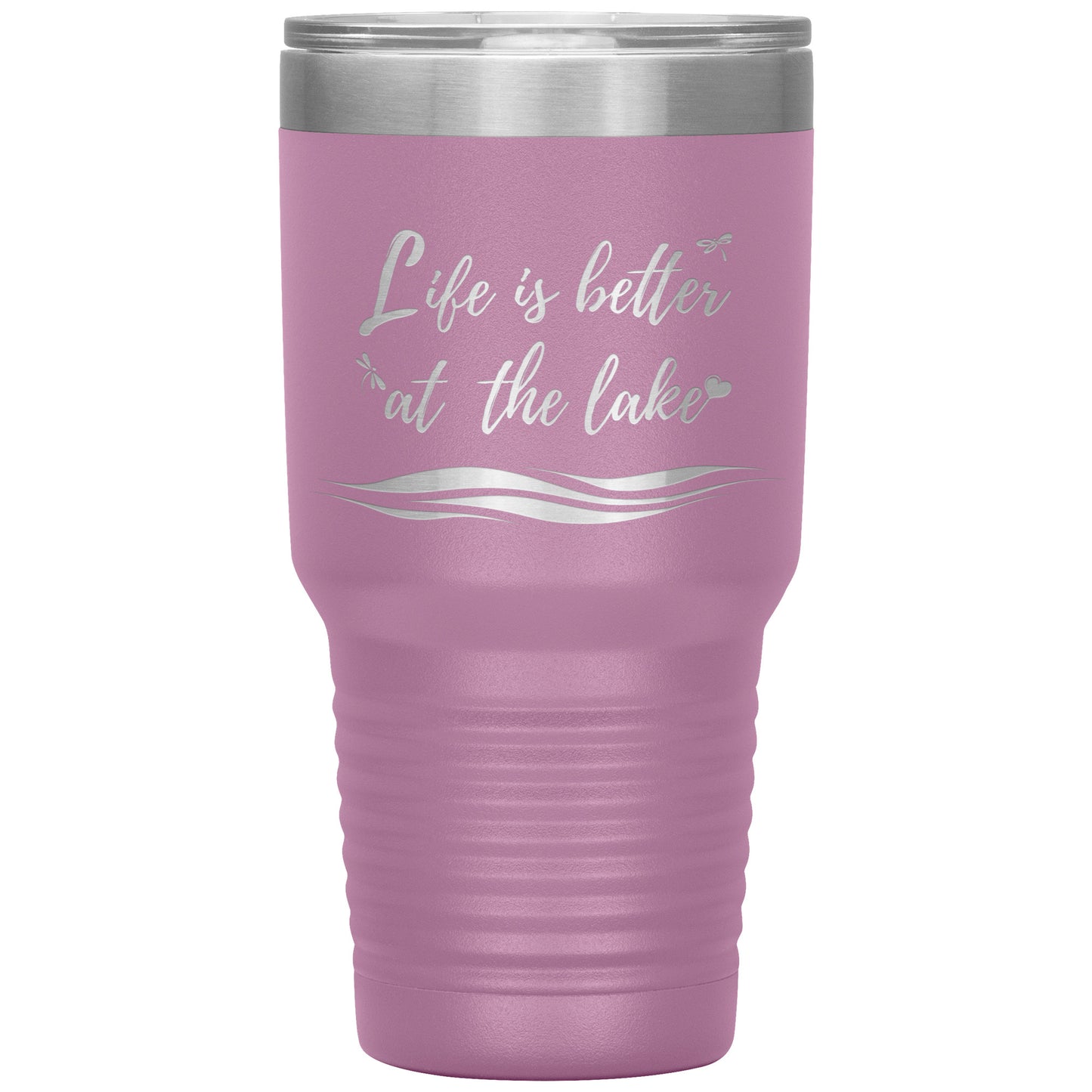 Life is better at the lake - Large Tumbler
