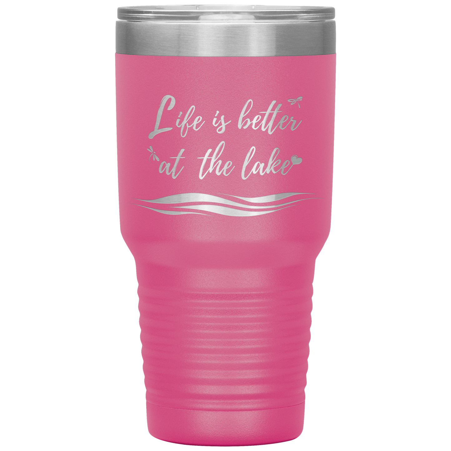 Life is better at the lake - Large Tumbler