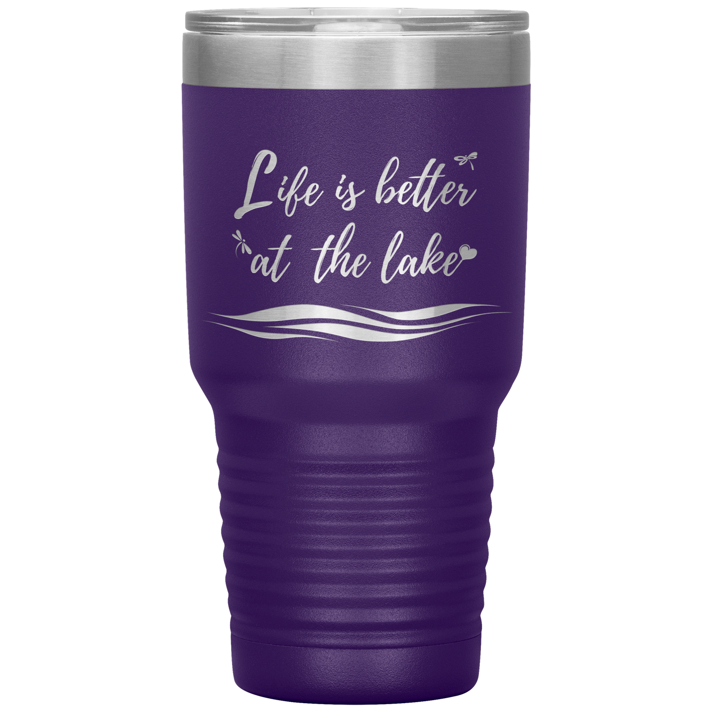 Life is better at the lake - Large Tumbler