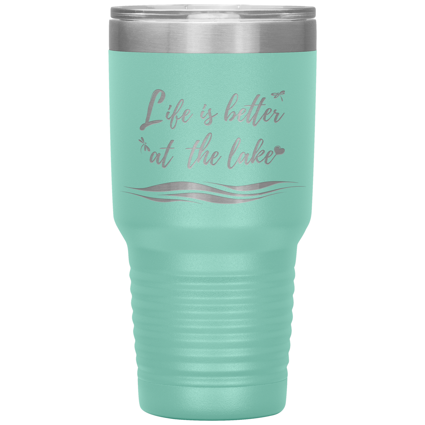 Life is better at the lake - Large Tumbler