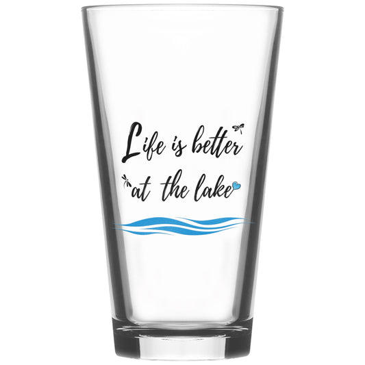 Life is better at the lake - Pint Glass