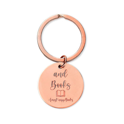 Stainless Steel Round Keychain (Engraving)