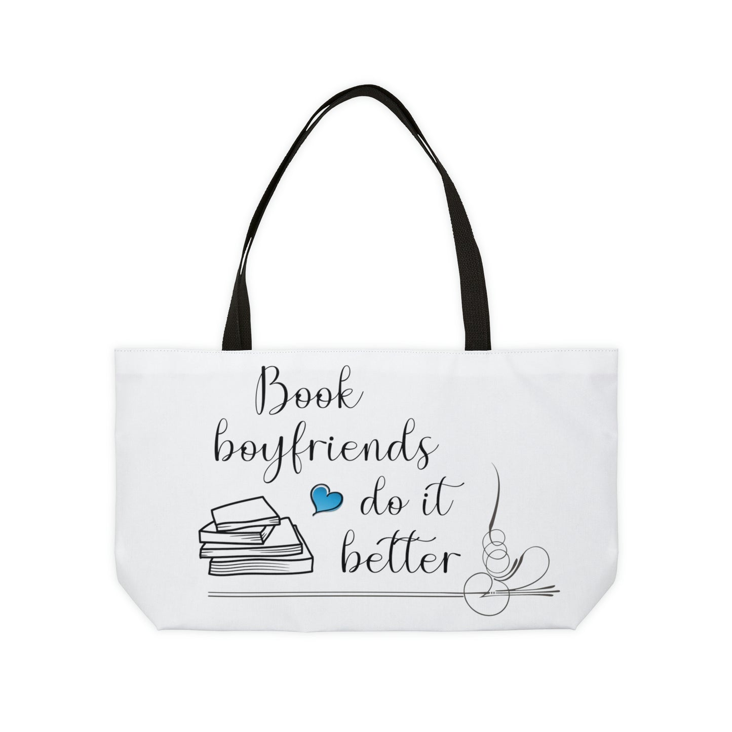 Book Boyfriends weekender tote bag