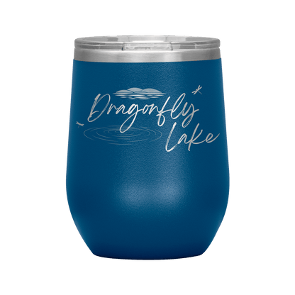 Dragonfly Lake Wine Tumbler (12 oz)