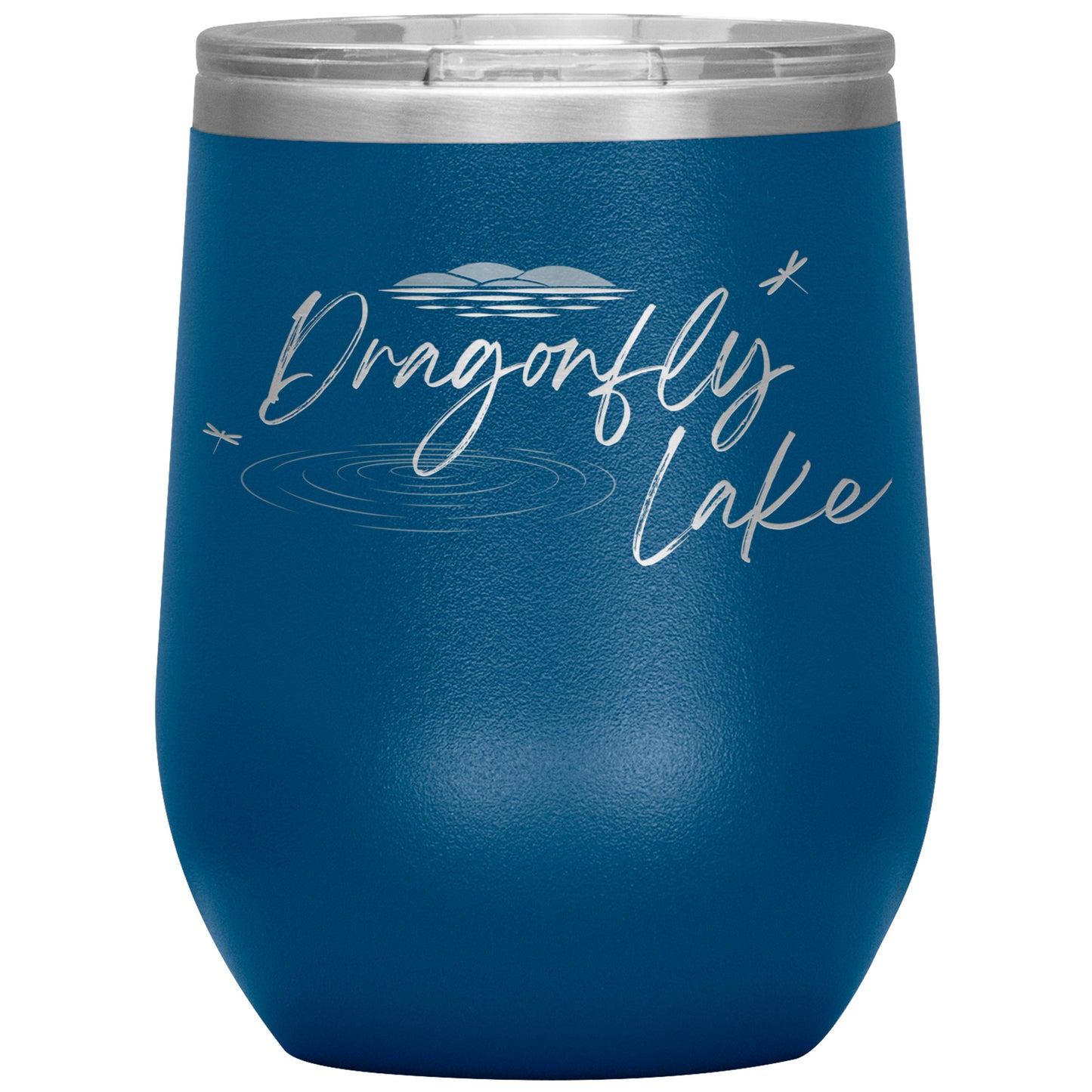 Dragonfly Lake Wine Tumbler (12 oz)