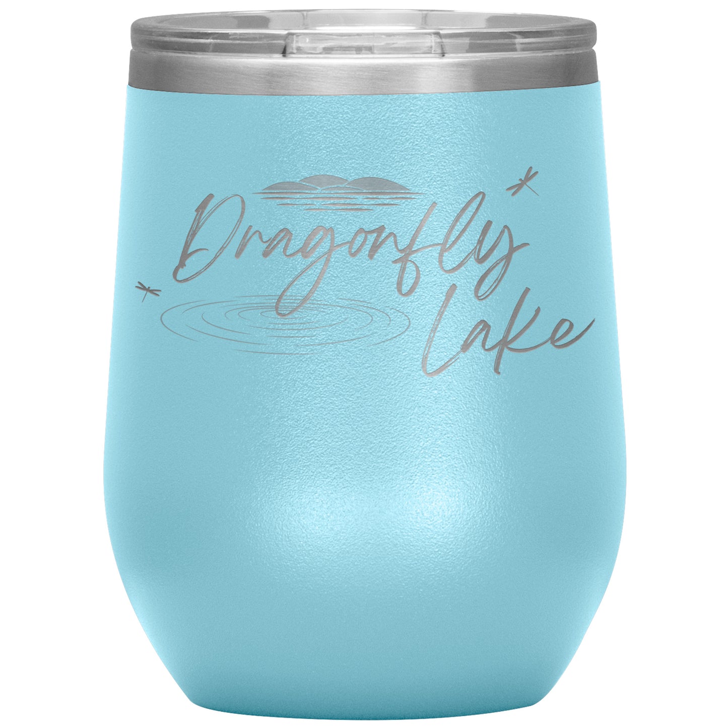 Dragonfly Lake Wine Tumbler (12 oz)