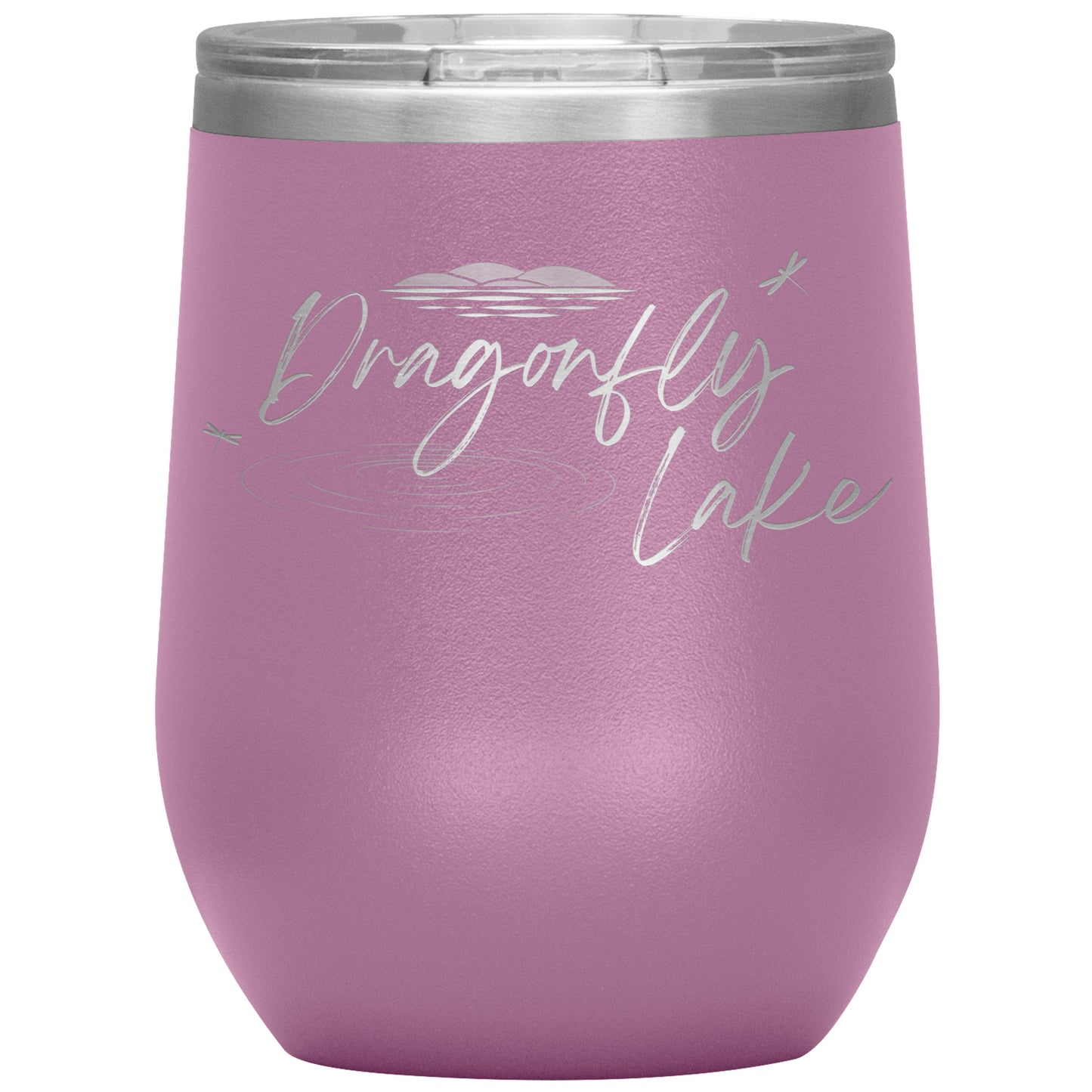 Dragonfly Lake Wine Tumbler (12 oz)