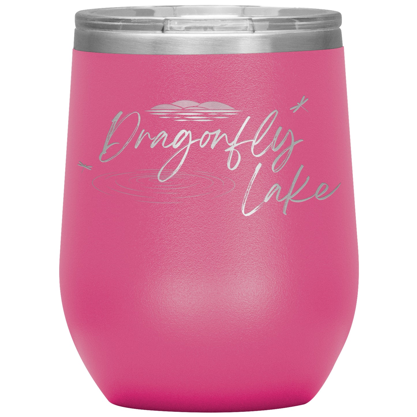 Dragonfly Lake Wine Tumbler (12 oz)