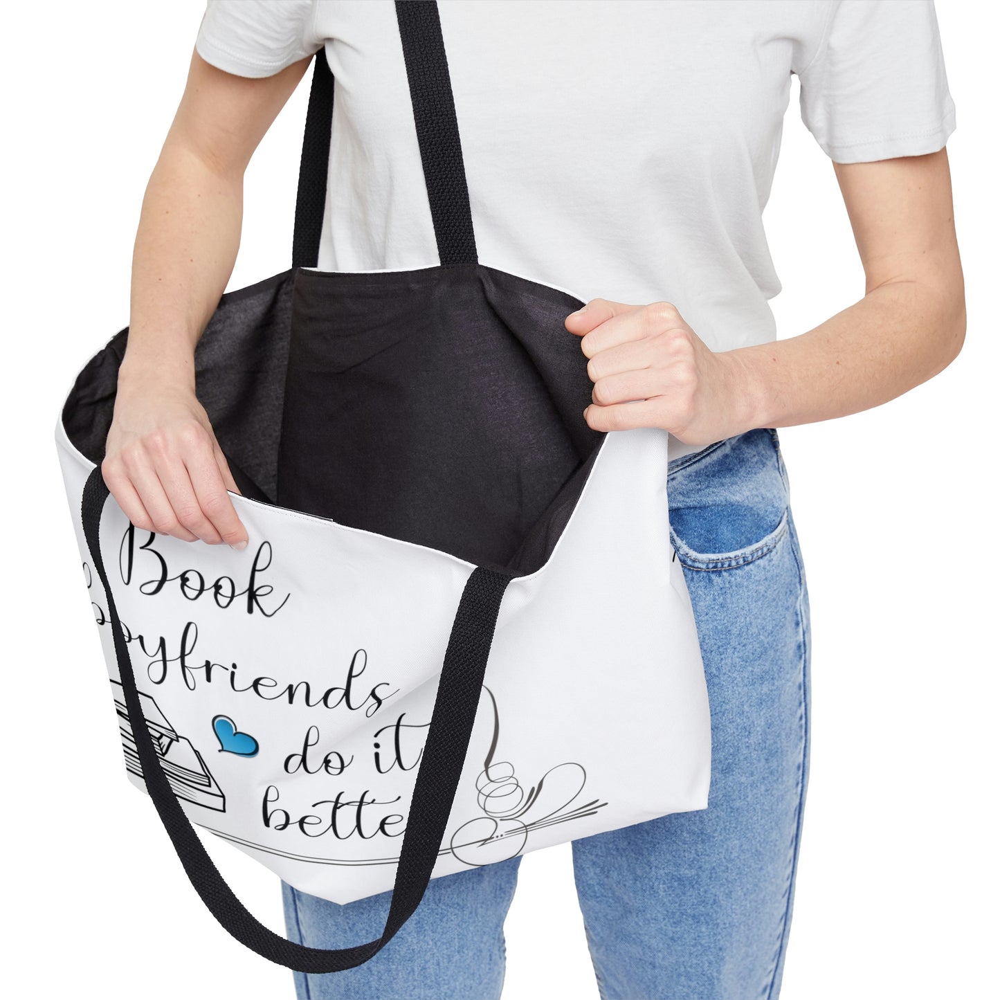 Book Boyfriends weekender tote bag