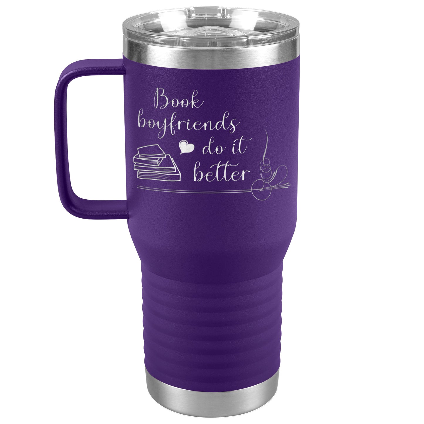 Book Boyfriends - Travel Tumbler w/handle