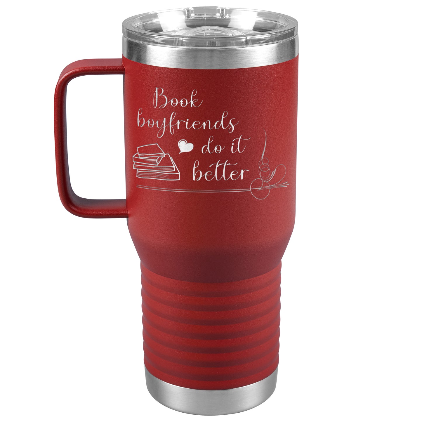 Book Boyfriends - Travel Tumbler w/handle